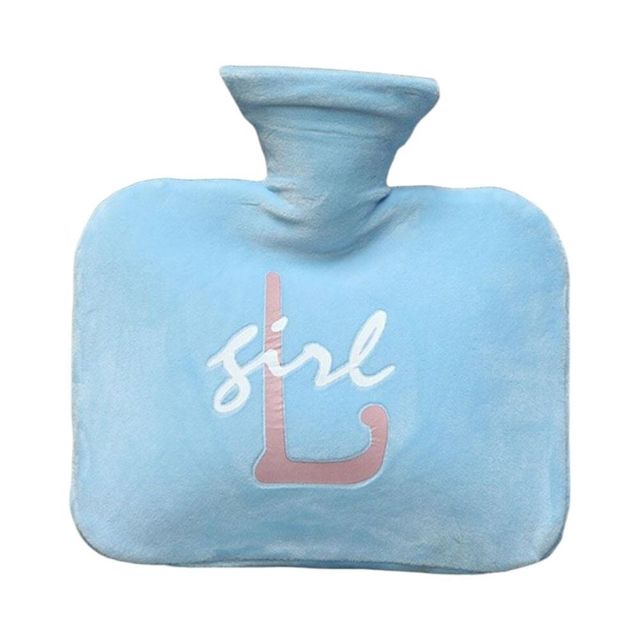 레터링 보온 물주머니 (800ml 블루)