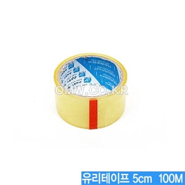 유리 테이프 5cmX100M 10개 묶음 포장용 투명