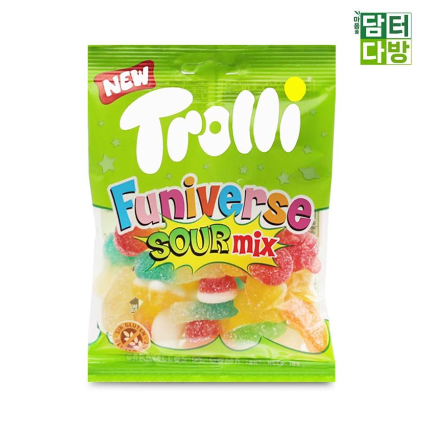 트롤리 퍼니벌스 사우어믹스 100g 12개입 | 새콤달콤 젤리