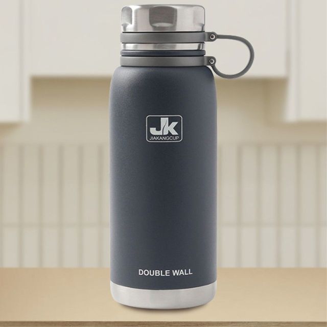 이중스텐 진공 보온보냉병 1.5L 블랙