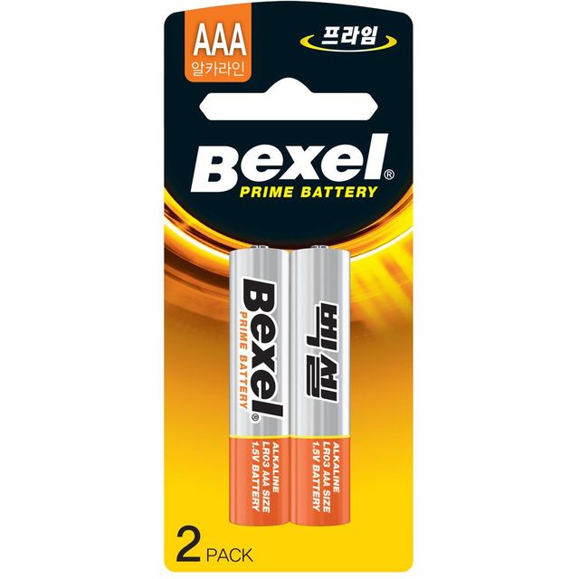 벡셀 알카라인 건전지 AAA 1.5V 2개입 세트