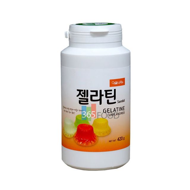 이슬나라 젤라틴 420g - 투명한 디저트용 식물성 젤라틴