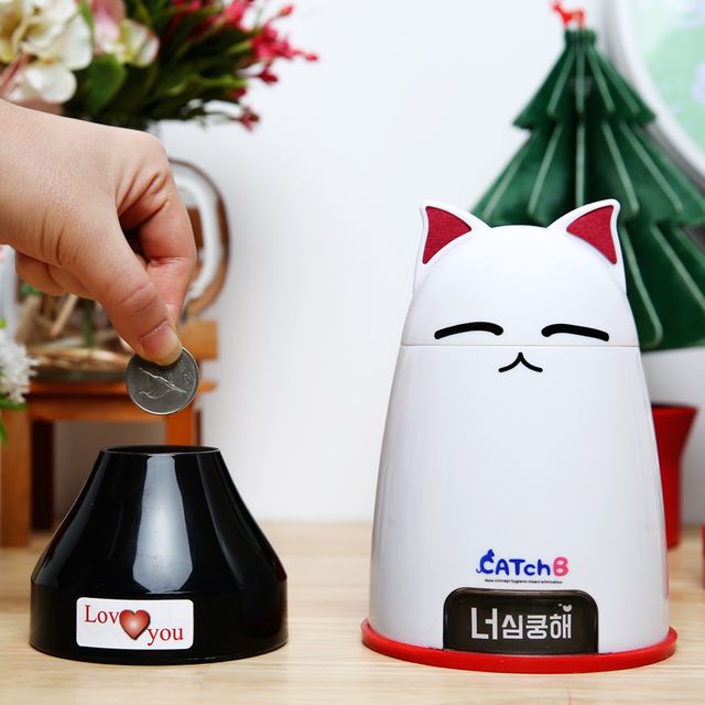 고양이 저금통 캣치비, 향기나는 장식 미니어처