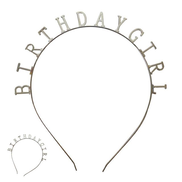 이벤트머리핀 파티머리띠 이벤트 헤어밴드 생일파티 벌스데이걸 실버