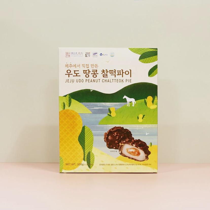 제주 우도 땅콩 찰떡파이 10개入り 신선한 제주산