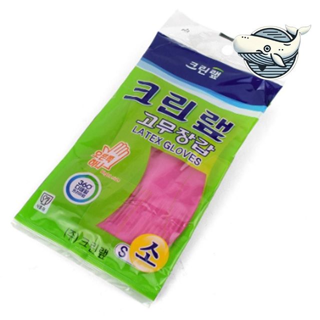 청소용 천연고무장갑 소형 부드러운 내구성 좋은