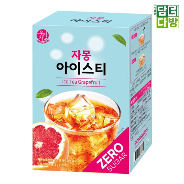 (무배) 송원 자몽 아이스티 제로슈가 20스틱