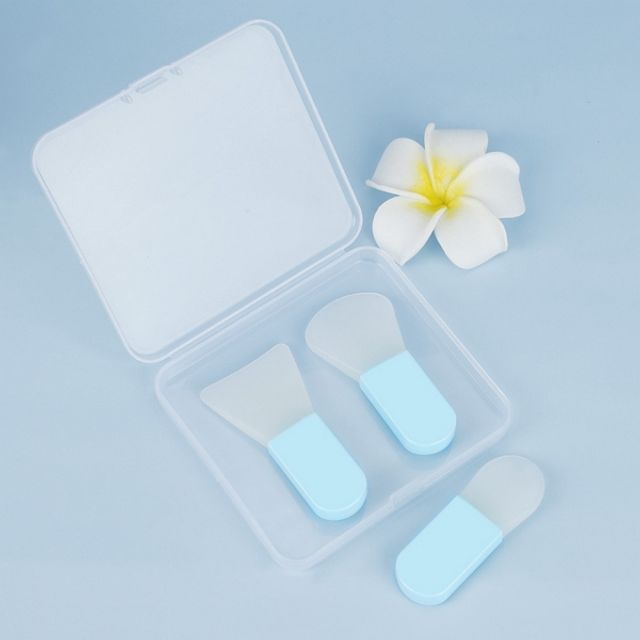미니 실리콘 마스크팩 브러쉬 - 부드러운 사용감으로 균일한 흡수