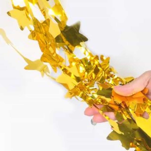 파티장식은박수술커튼별골드 브라이덜샤워소품 축제용품