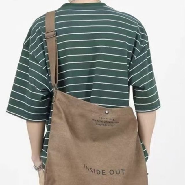 로픽한 캐주얼 미니멀 무드 캔버스 데일리 에코백 가방