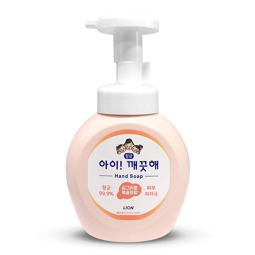 아이깨끗해 복숭아 핸드워시 250ml - 거품형 손 세정제
