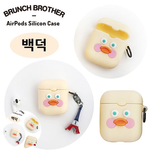 무선이어폰케이스 젤리케이스 에어팟 실리콘 케이스 백덕