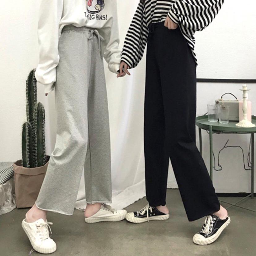데일리 홈웨어 편한 여성 일자 트레이닝 팬츠