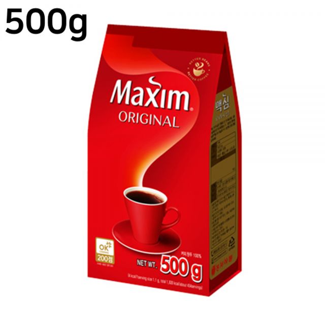 맥심 오리지날 커피 리필 500g 대용량 인스턴트커피