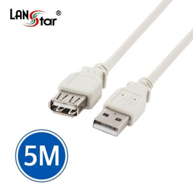 USB 2.0 케이블 연장선 AM-AF 5M - 표준형 범용 연결 솔루션