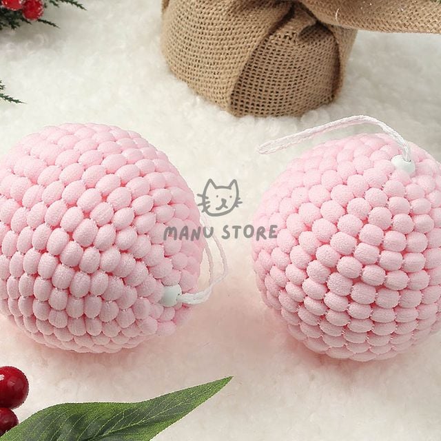 크리스마스트리장식 트리장식 핑크블라썸 장식볼 2p세트 10cm