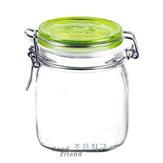 보르미올리 밀폐용기 750ml 유리밀폐용기 반찬통 - 주방 식품 보관