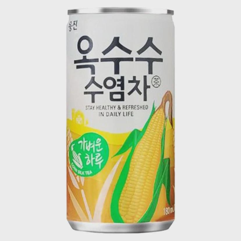 웅진 옥수수수염차 180ml x 30캔 - 구수한 건강 차 음료