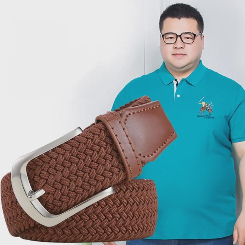 남성 빅사이즈 스판 꽈배기 벨트 캐주얼용
