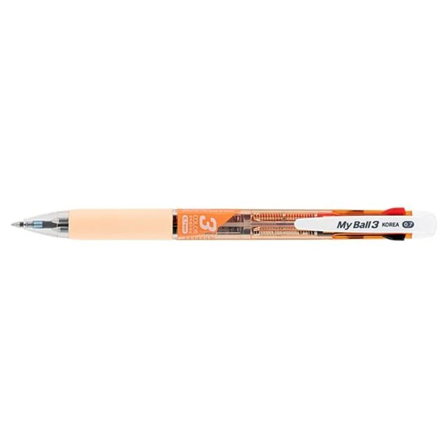 마이펜 마이볼 3색 볼펜 피치 0.7mm 다색펜