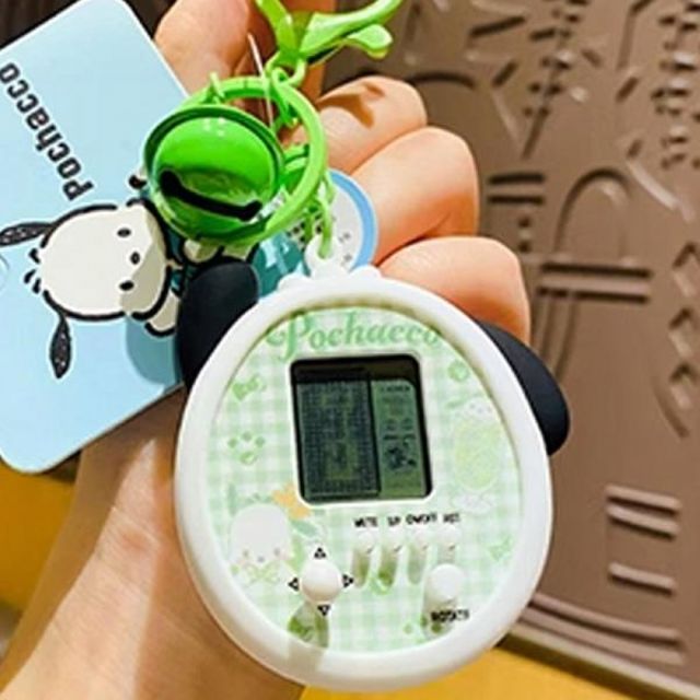포차코 게임기 초록 체크무늬