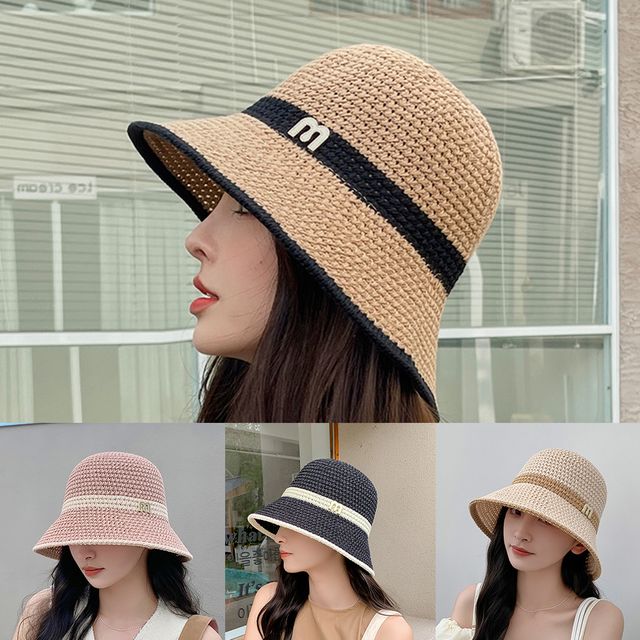 햇빛차단 자외선캡 스포츠캡 선캡 밀짚 여성 U