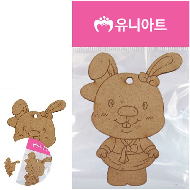 미술교육 아동미술만들기 팬시우드36번 12지신