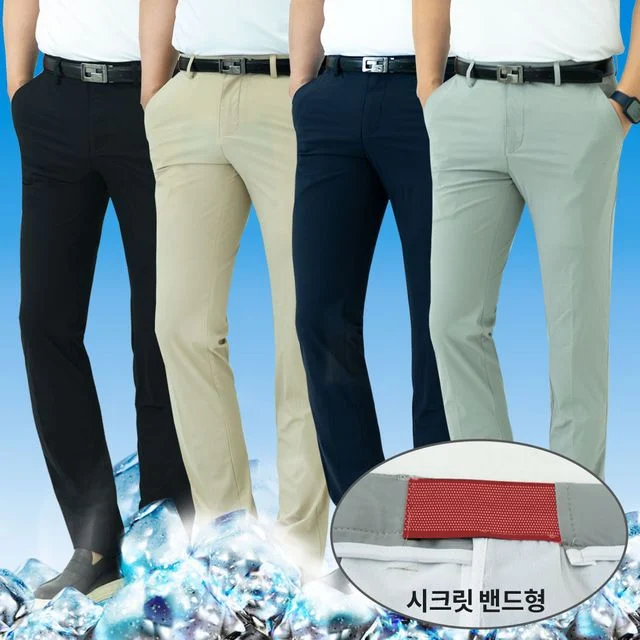 남성 여름 빅사이즈 냉감 스판 골프바지 LSP833TO7 - 시원하고 편안한 활동성