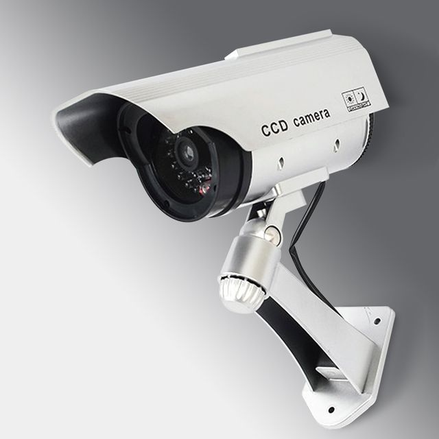 모형 CCTV 점멸LED 방범용 가짜CCTV 태양광 충전식 - 실외 보안 deterrent
