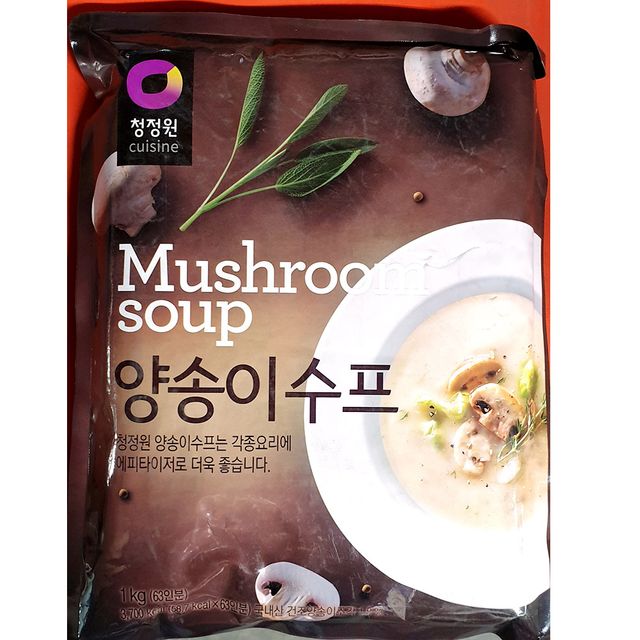 양송이스프 대상 1K - 진한 버섯 향과 크리미한 식감의 HMR 간편식