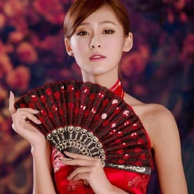 공예 공연 댄스 선물 무용 웨딩 장식 부채 접이 파티용품