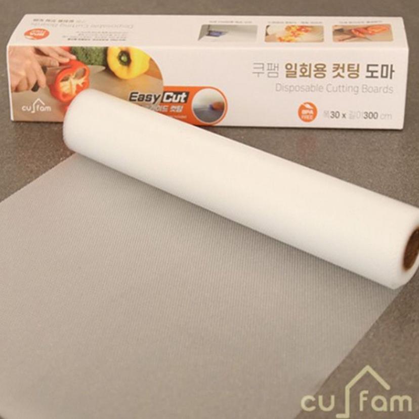 쿠팸 일회용 컷팅 도마 30cm x 3M 위생적인 롤도마