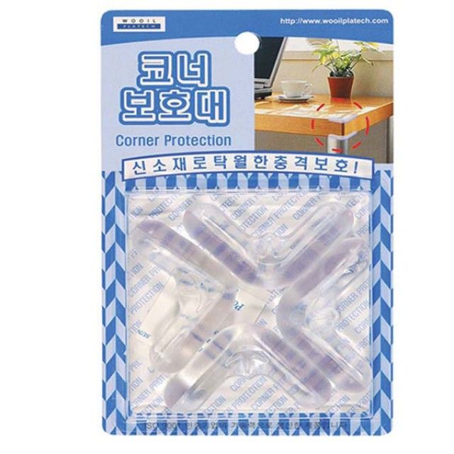 코너보호대 4P 문닫힘방지 모서리 안전 보호대