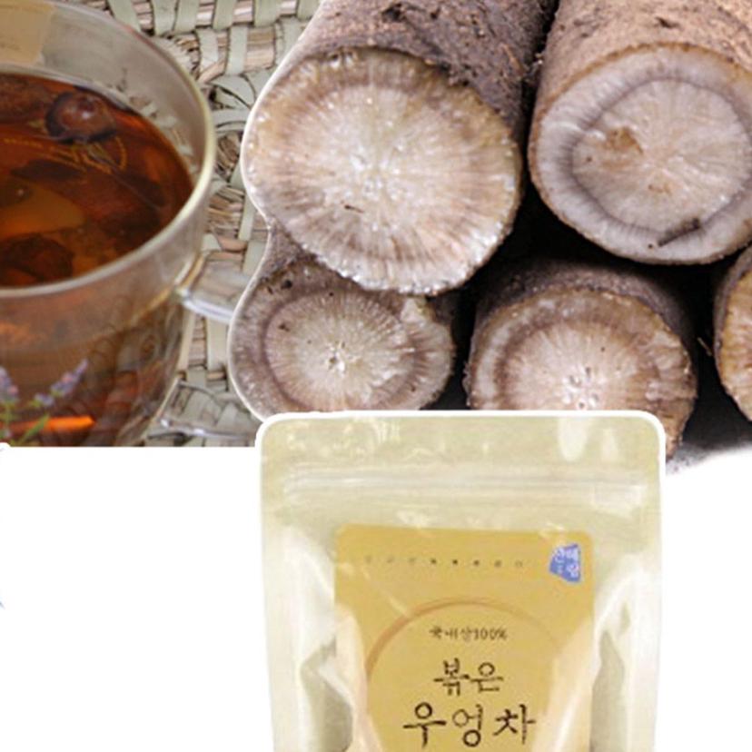국내산 수제차 원물 그대로 볶은 우엉차 50g - 건강 허브티