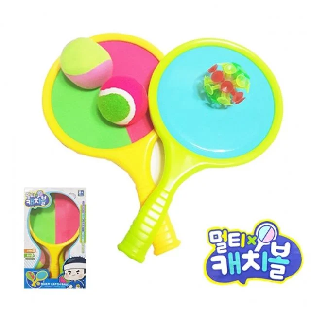 멀티 캐치볼 어린이 미니 배드민턴 키즈 라켓 세트