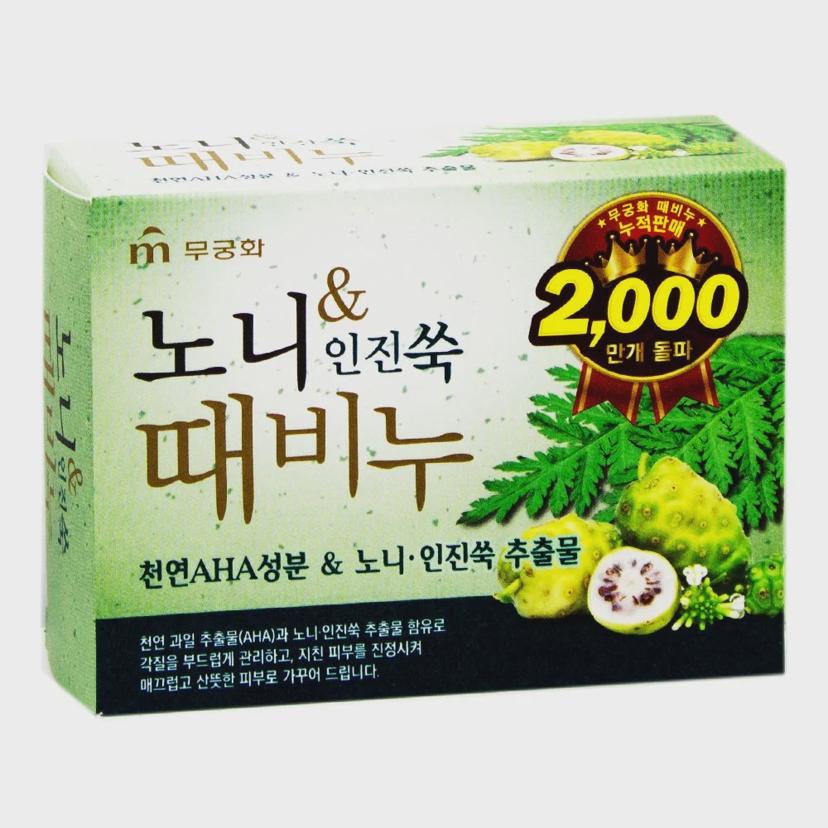 무궁화 노니 인진쑥 때비누 90g 24개 - 목욕 비누