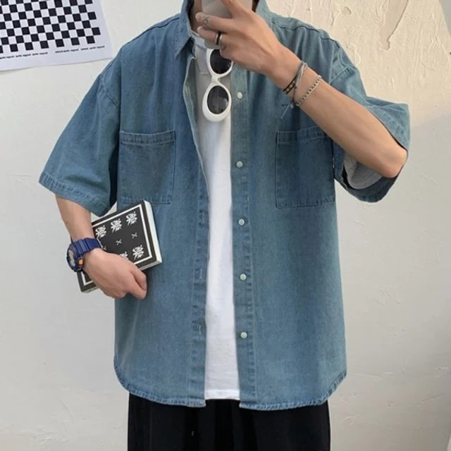 남자 데일리 캐주얼셔츠 DS-AL792 - 심플한 디자인과 내구성