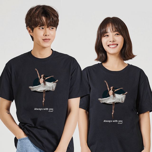 여성 기본 반팔티 얇은 티셔츠, 발레 댄스 여름 상의