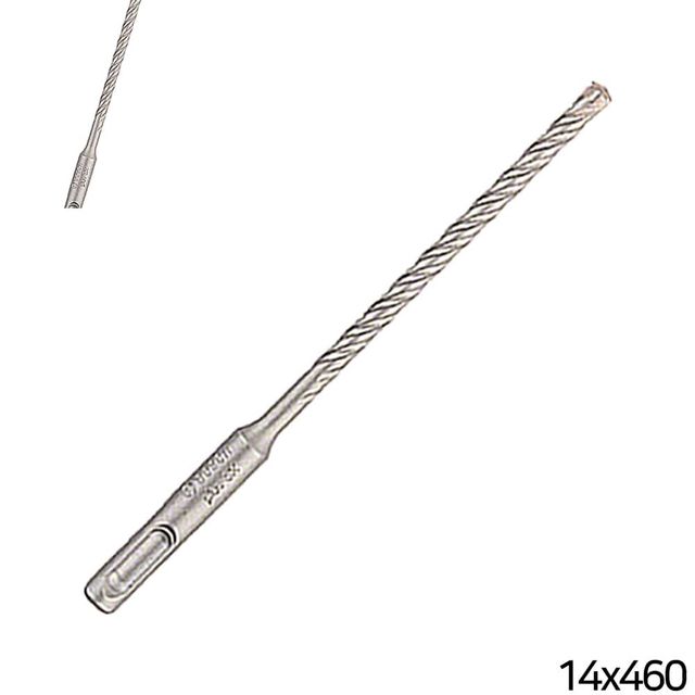 보쉬 5X 4날 햄머드릴비트 14x460mm 천공비트 비트날 철근비트 콘크리트기리