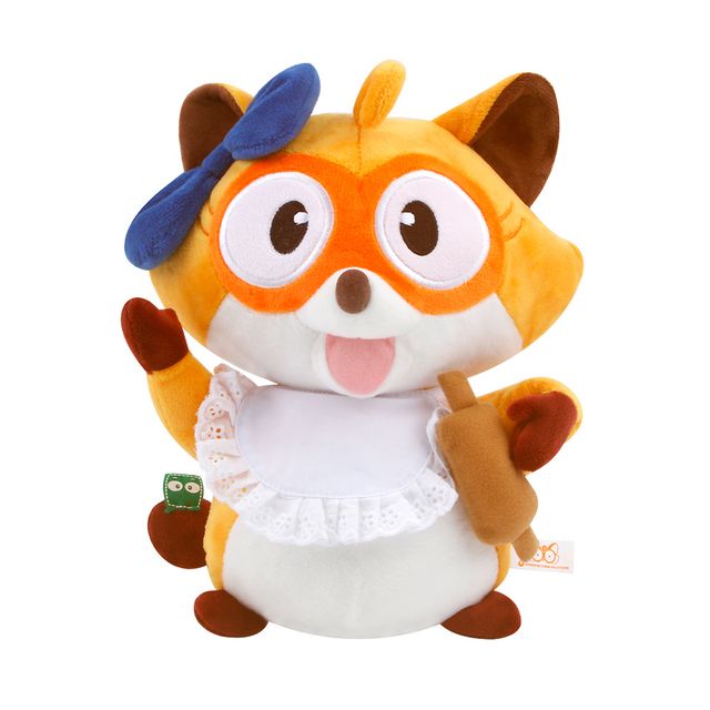 너구리 빌리지 요리사 인형, 25cm 봉제인형 선물