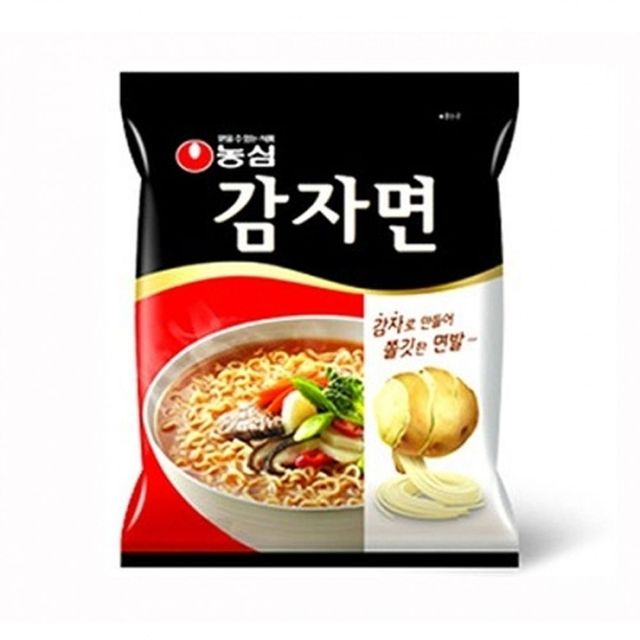 농심 감자면 40봉지 대용량 구매 - 쫄깃한 식감의 간편식