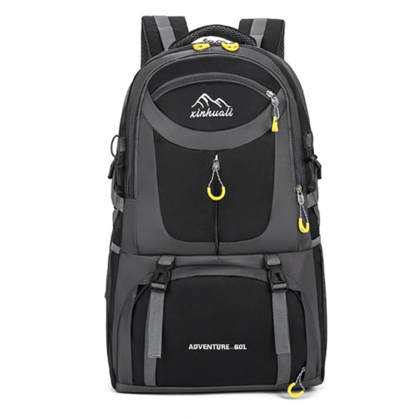 검정색 트레킹 백팩 60L 대용량 여행 등산 배낭