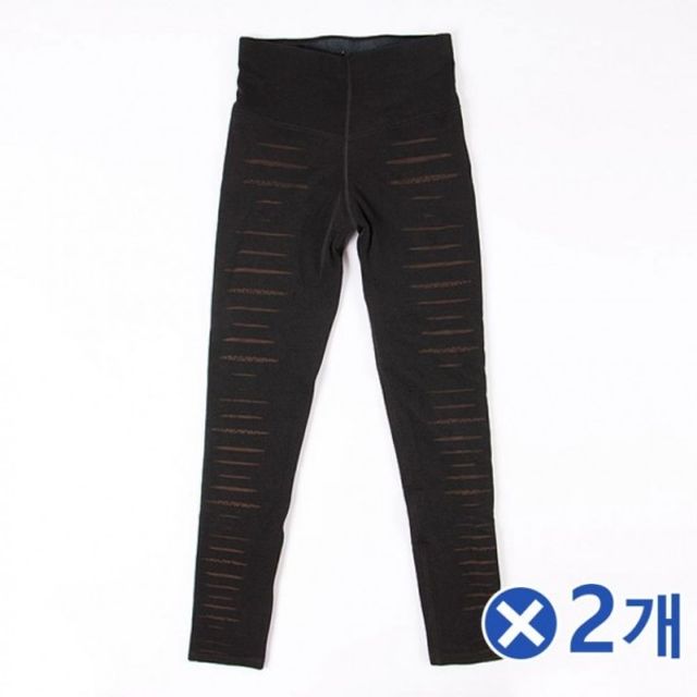 사이즈랜덤 2개 세트 요가 기모 방한레깅스 패션 아이템