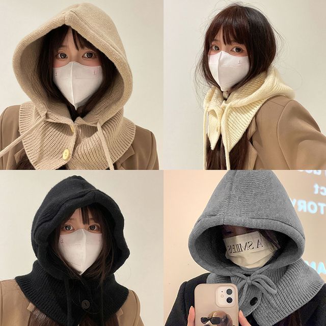 후드 발라 방한 겨울용 여성 방한용 패션넥 겨