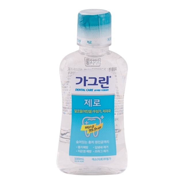 동아제약 가그린 제로 100ml - 알코올 프리 구강청정제