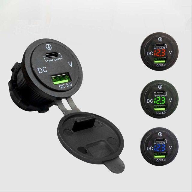 USB C타입 충전소켓 멀티충전포트 차량용충전소켓 자동차충전포트 충전포트