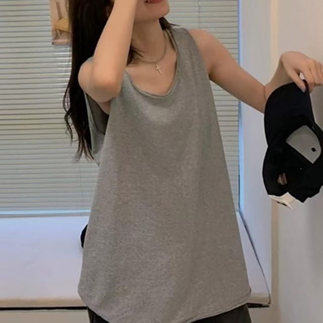 여자민소매 나시탑 기본나시 여성나시 스판나시 신상