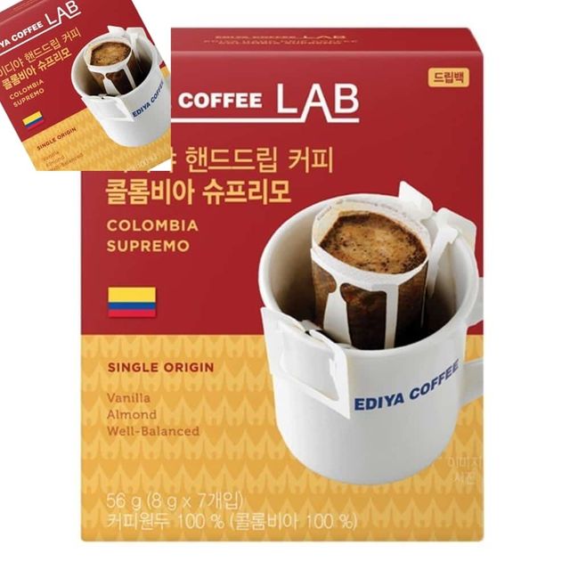 핸드드립 커피 콜롬비아슈프리모 휴대용핸드드립 일회용핸드드립 드립백커피 원두커피드립백