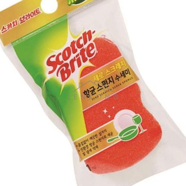 주방스펀지수세미 부드러운수세미 수세미 제로 스크래치 스펀지 수세미 2EA/1봉 WN300555532 1봉