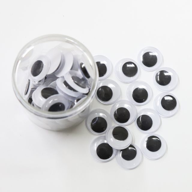 인형 눈알 15mm 1통(10g) 완구 스티커 눈알